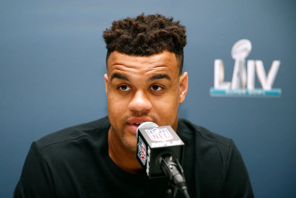 Arik Armstead de los San Francisco 49ers habla sobre lo que representa haber llegado al Super Bowl.