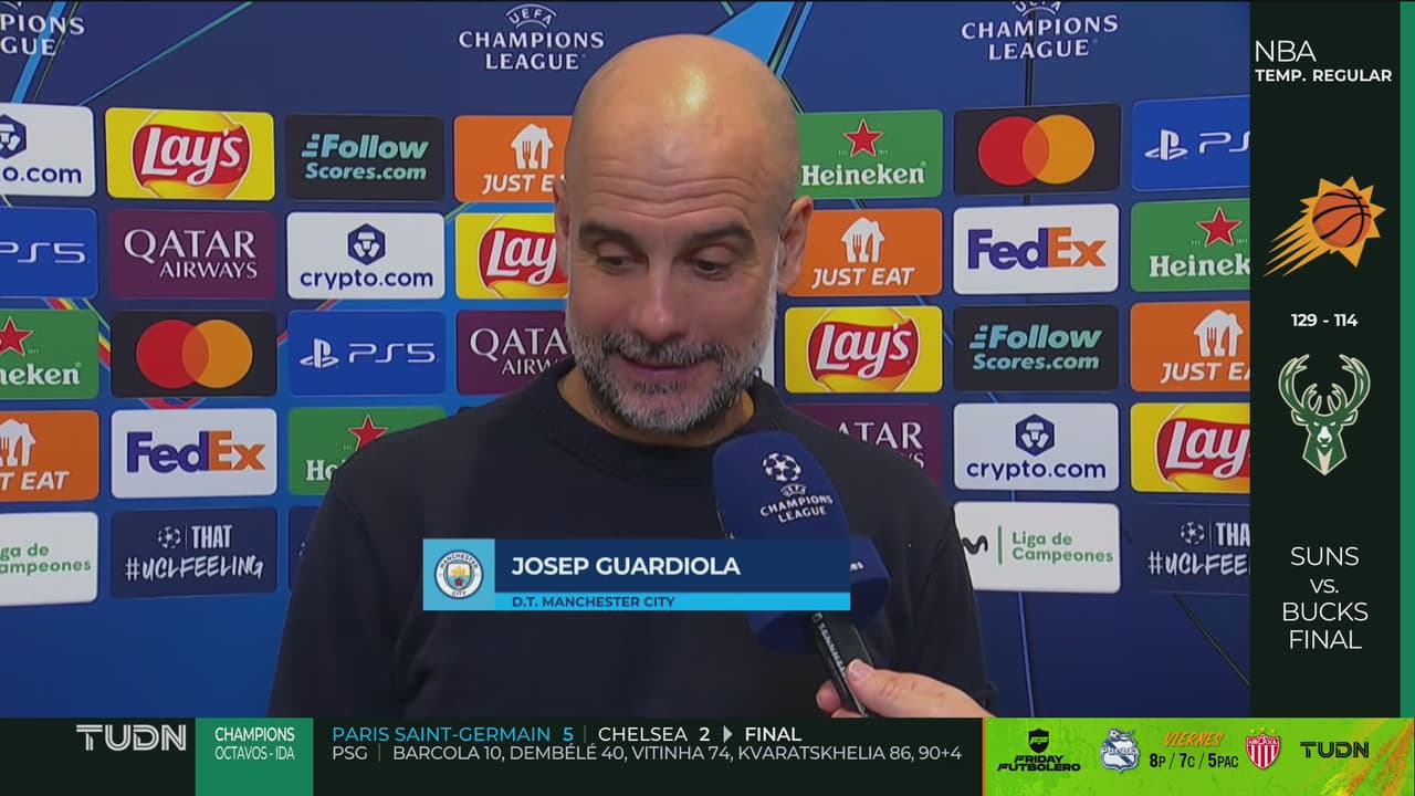 Guardiola asegura que resultado en contra es contundente