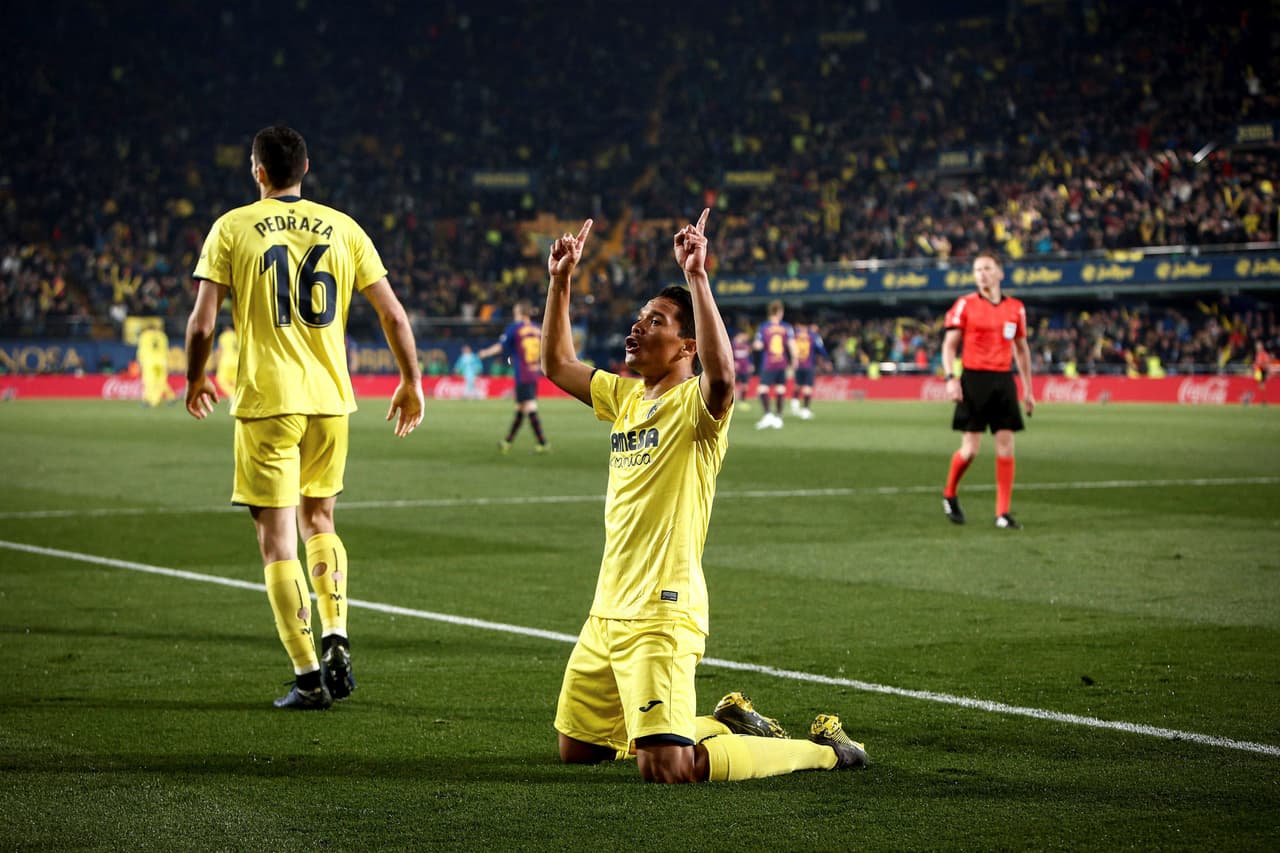La emoción de Villarreal ante un resultado que lo alejaba del descenso era evidente, más con un triunfo con remontada contra el líder.