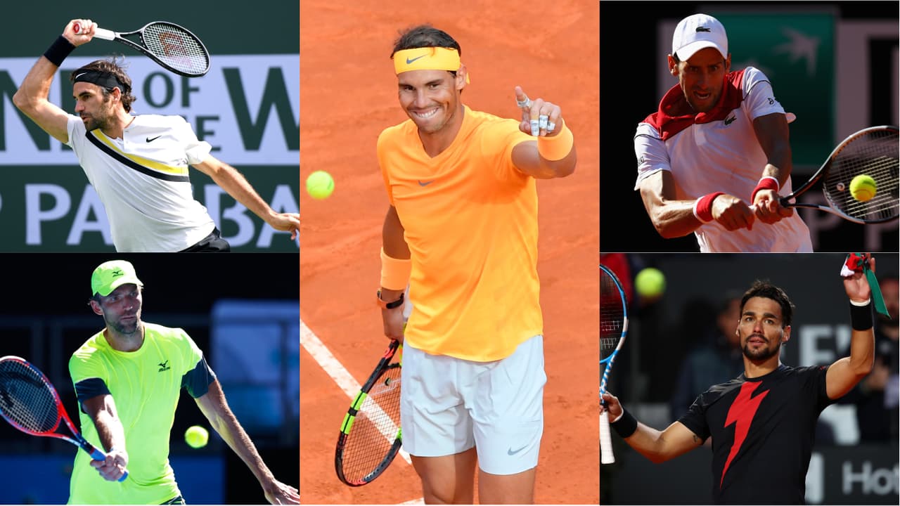Nadal conformaría a su tenista ideal con Federer, Djokovic, Karlovic y Monfis
