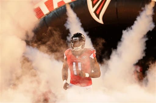 NFC, Jugador Ofensivo de la S1: WR JULIO JONES, ATLANTA FALCONS