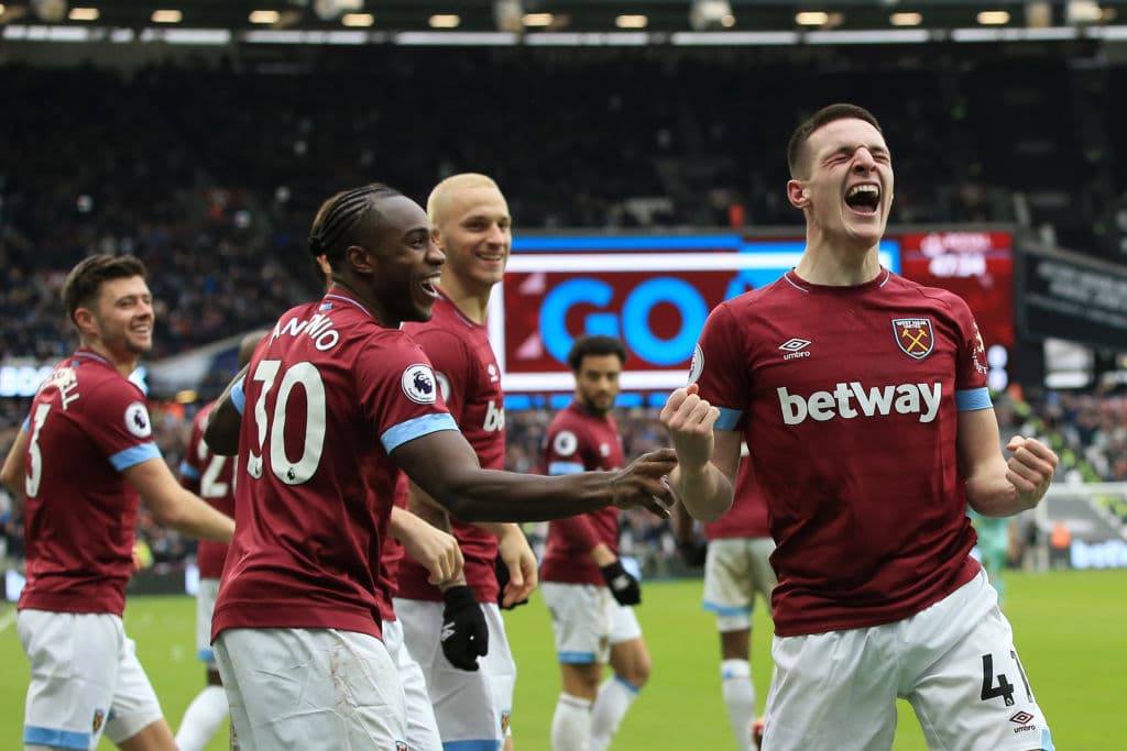 Con gol del joven irlandés de 19 años Declan Rice West Ham vence 1-0 al Arsenal, escala a la séptima posición de la Liga Premier y acumula 31 puntos. Chicharito Hernández fuera por lesión de nuevo.