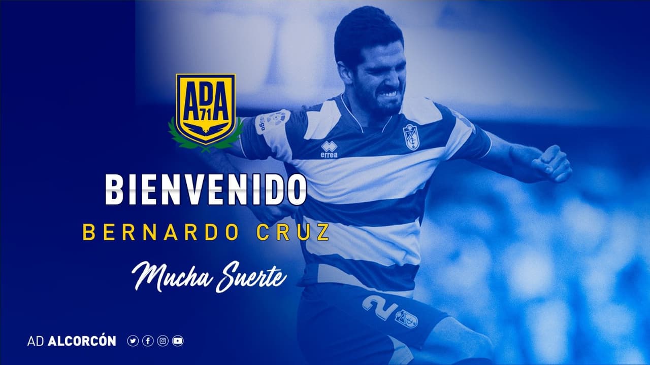 Bernardo Cruz, procedente del Granada, ha sido cedido a El Alcorcón.