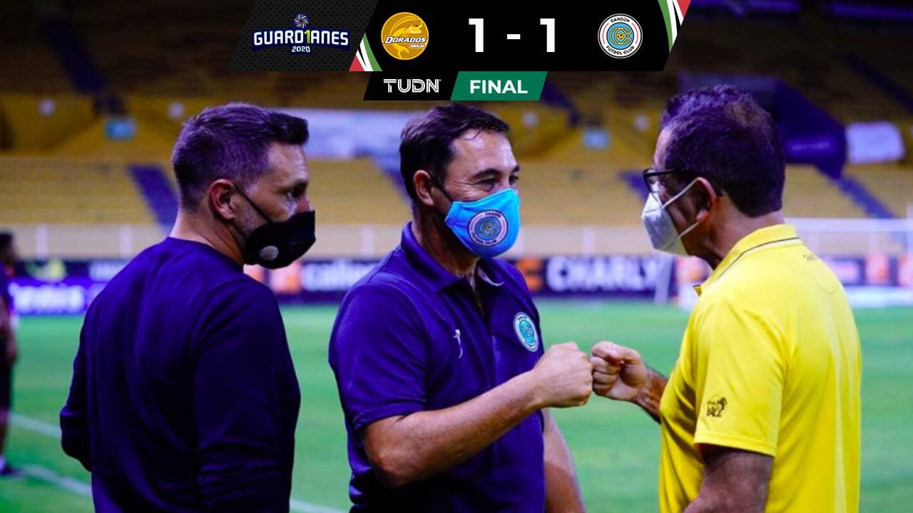 Dorados rescata el empate frente a Cancún
