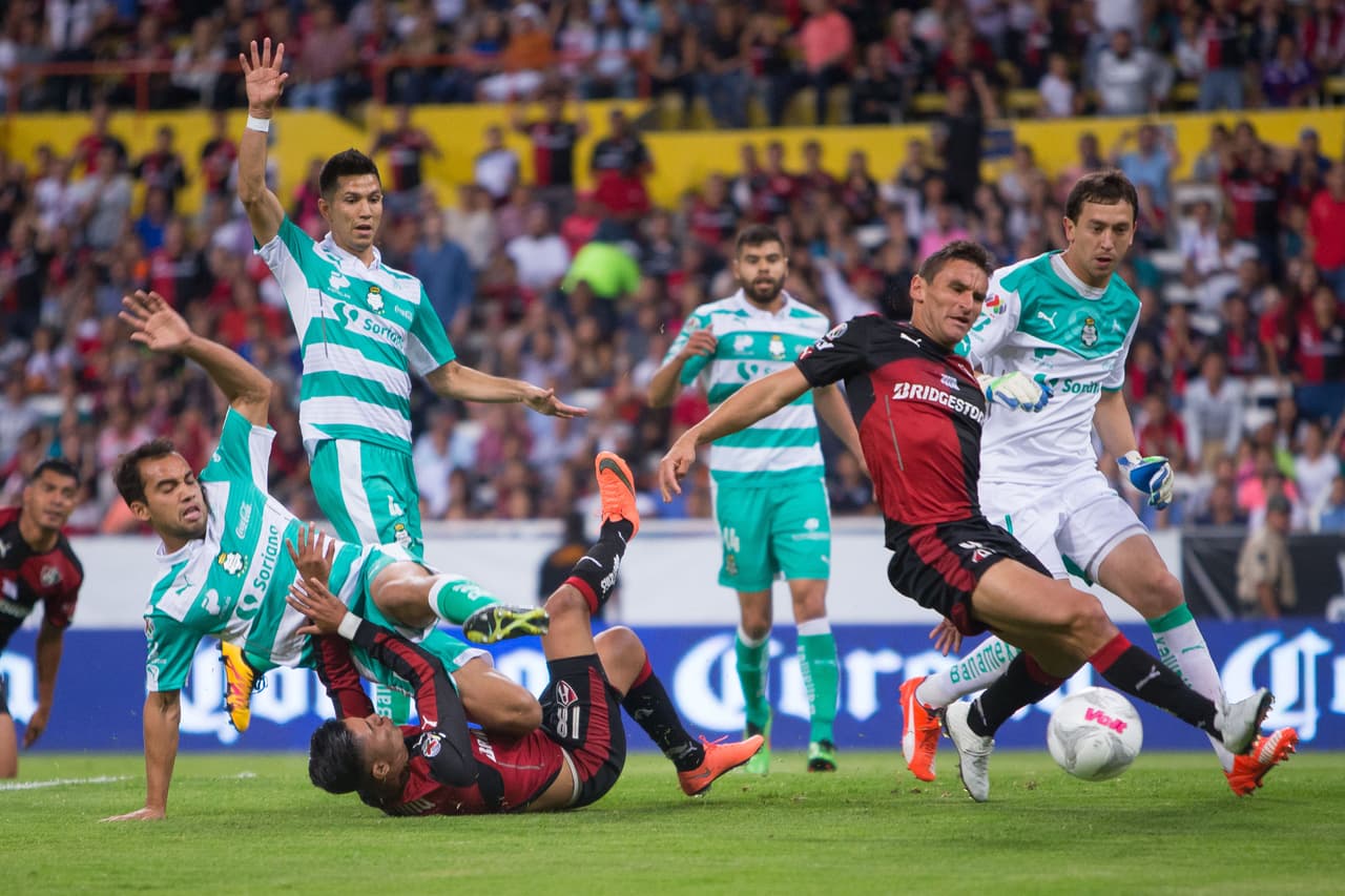 Atlas 1-2 Santos: El Jalisco no pesa y Santos vence al Atlas a domicilio