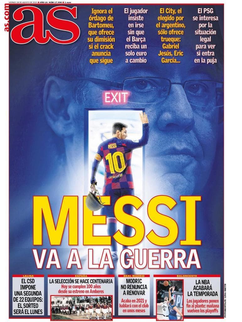 ¡Barcelona y Messi acaparan la prensa europea! | Los periódicos de España siguen de cerca el caso del conjunto blaugrana y el astro argentino.