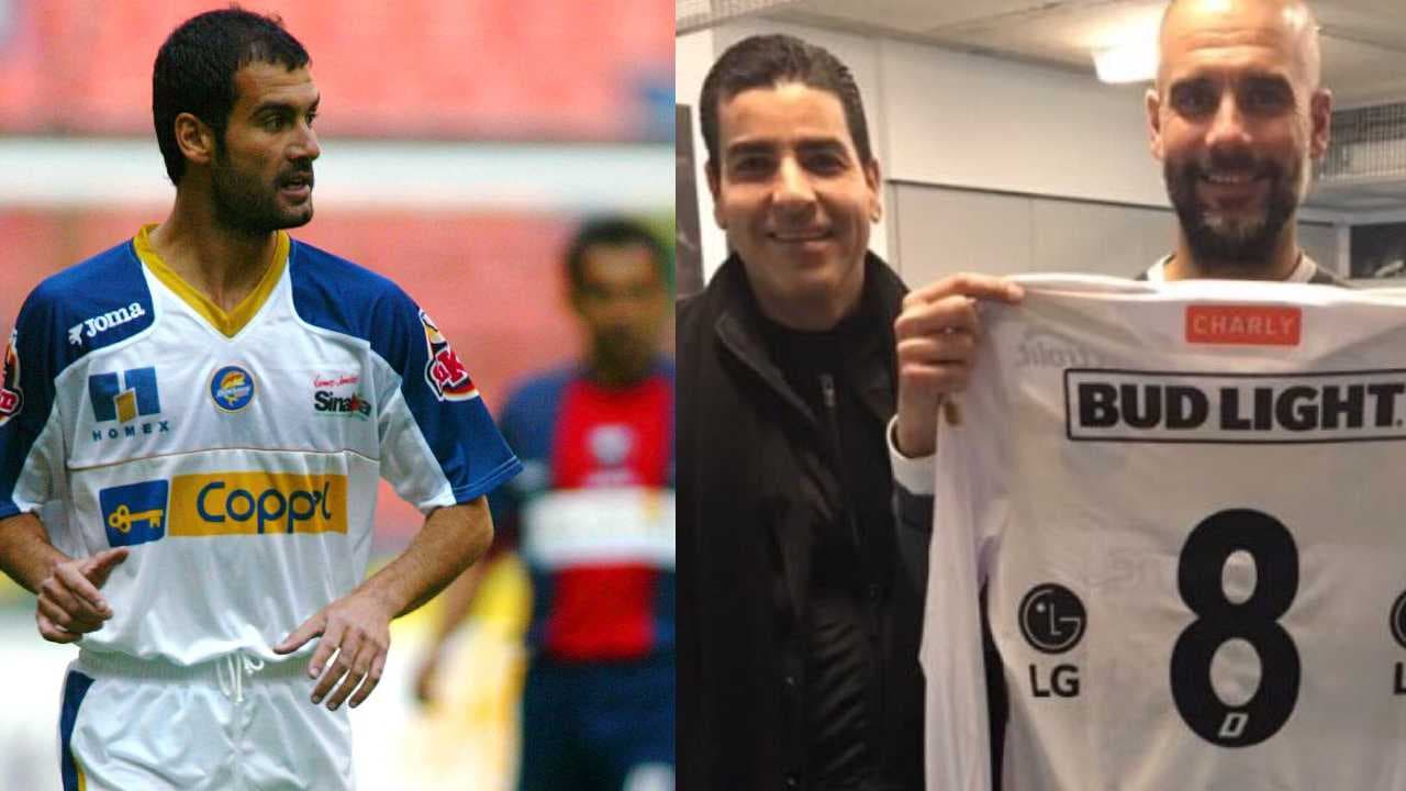 Pep Guardiola no olvida a Dorados y posó con su jersey 