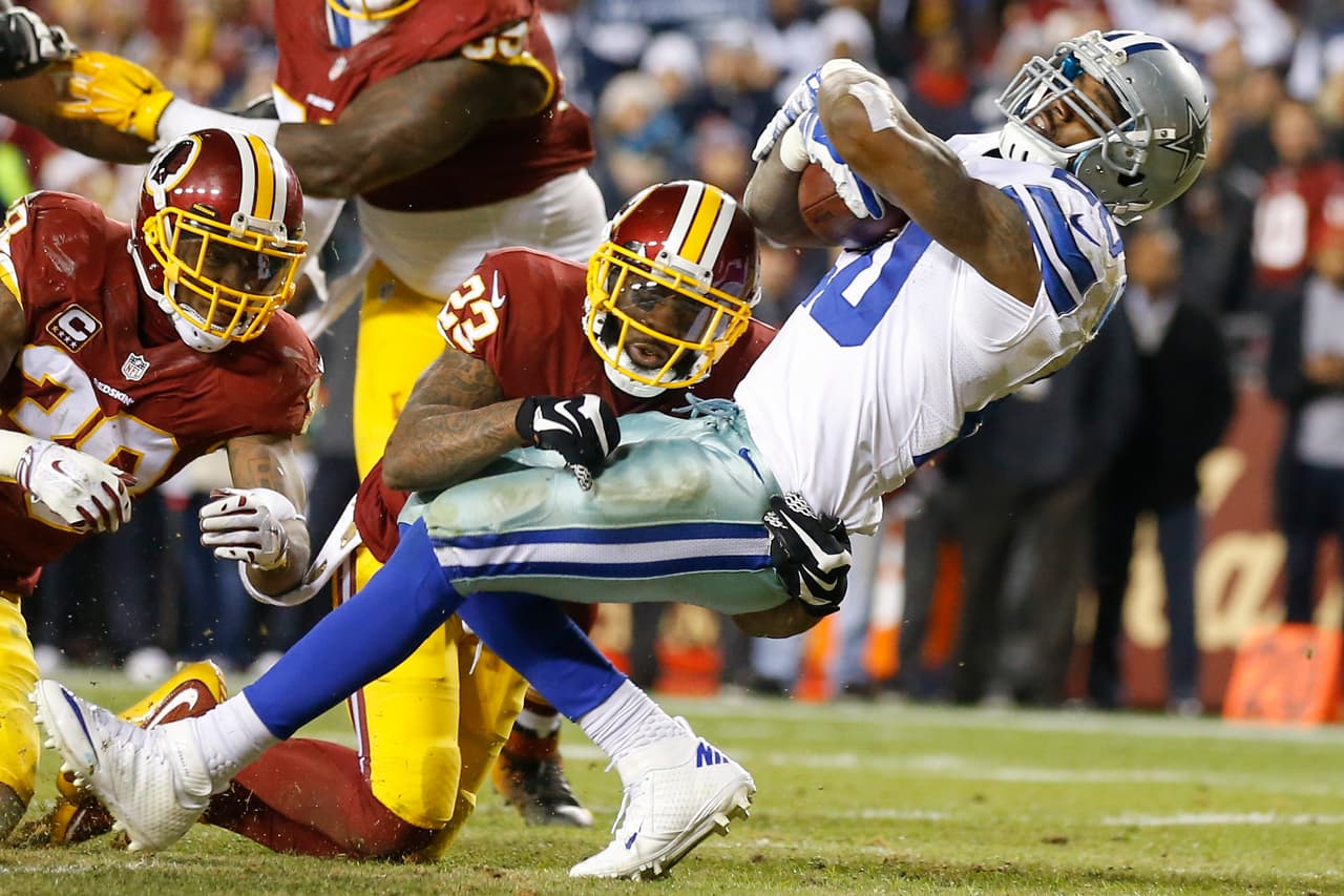 Los Cowboys ganaron en el último instante a los Redskins 19-16. Estas son las mejores tomas.