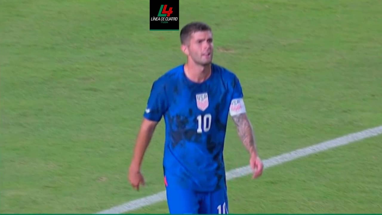 El berrinche de Pulisic tras salir de cambio ante Arabia Saudita 