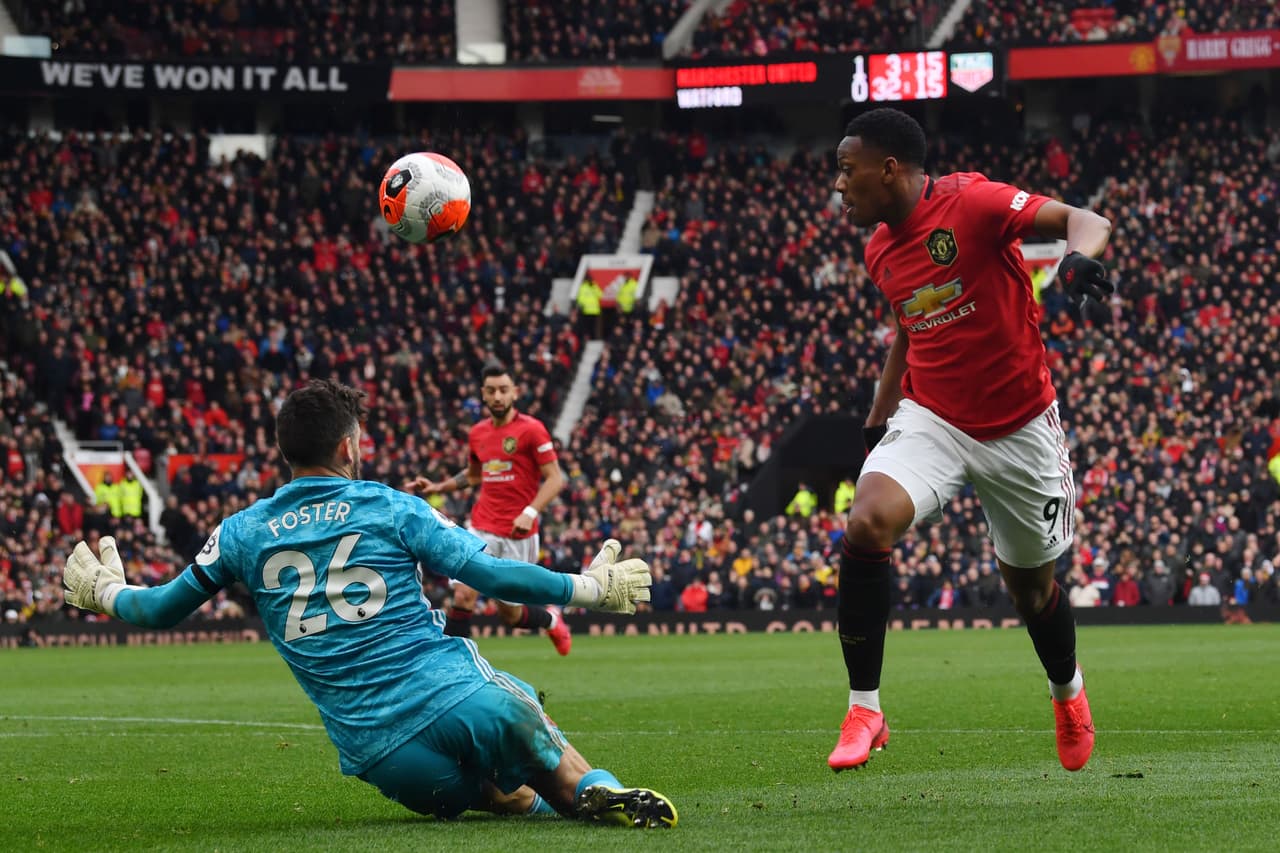 Manchester United goleó 3-0 al Watford y ya está en zona de competencias europeas.