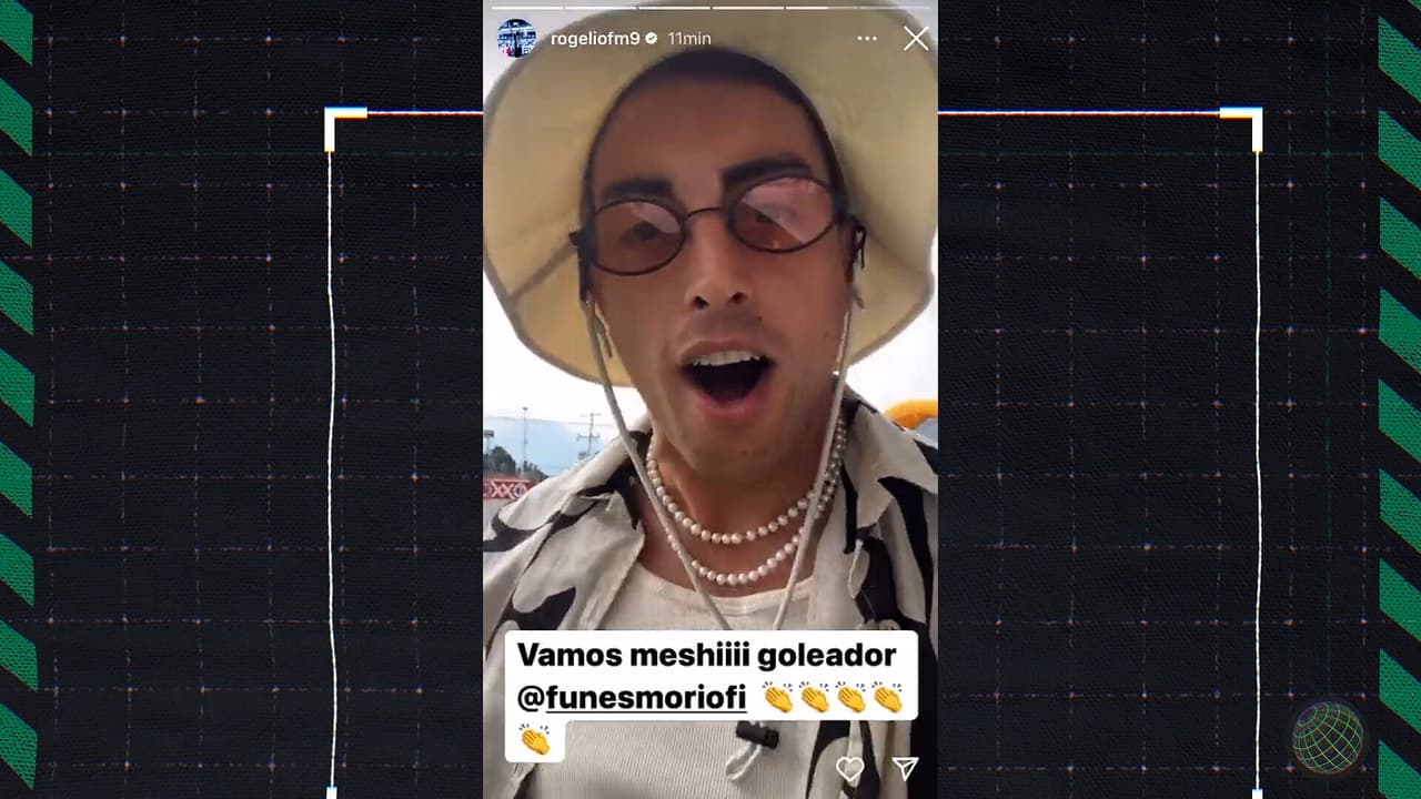 Rogelio Funes Mori festejó el primer gol de su hermano Ramiro en Liga MX