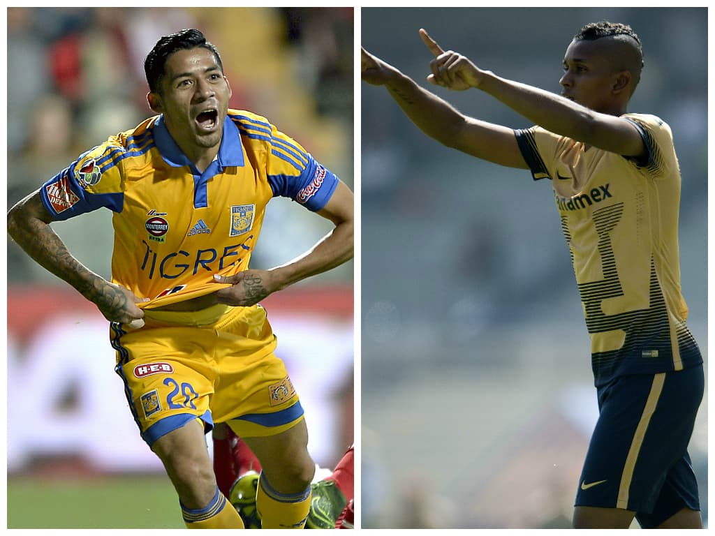 En el mediocampo derecho de los Pumas y Tigres nos encontramos con Fidel Martínez y Javier Aquino. Los dos jugadores llegaron a sus equipos para el Apertura 2015 y ambos se adaptaron de buena forma hasta llegar a ser claves en el torneo.