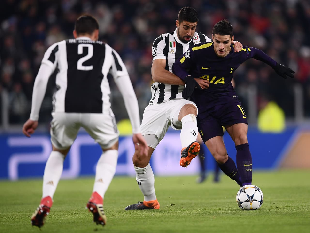 Tottenham tuvo la iniciativa para irse por el empate contra un Juventus dispuesto a aguantar la victoria en casa.