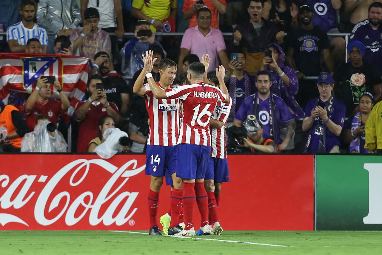 Marcos Llorente y Héctor Herrera se vieron bien en el medio campo.