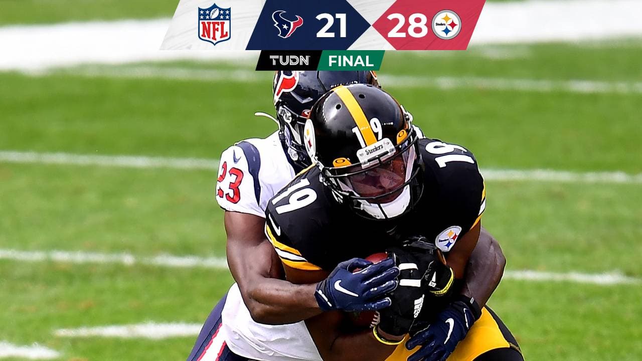 Steelers remontaron dramáticamente ante los Texans