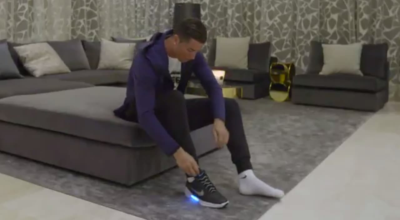 Cristiano Ronaldo probó un nuevo calzado que se adapta a su pie