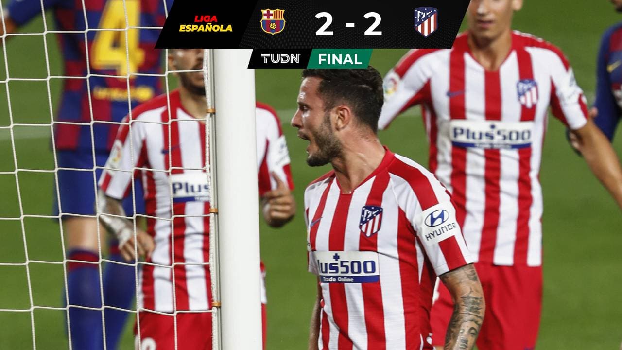 ¡Se le escapa LaLiga! Barça empata contra Atlético de Madrid