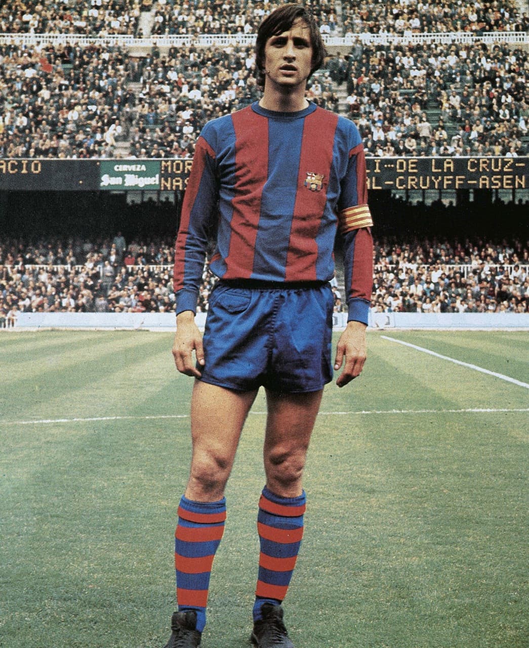 <b>Playera de 1973</b>, la que portó Johan Cruyff.