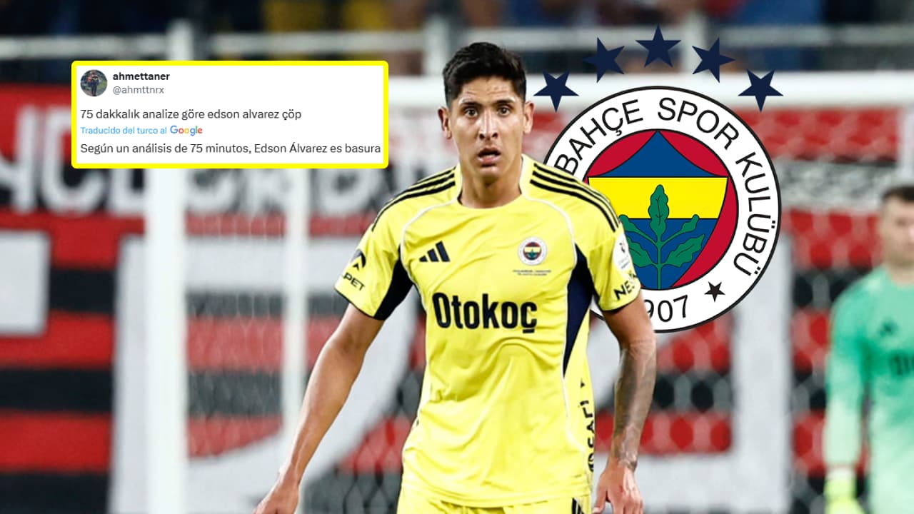 "Edson Álvarez es basura": Afición del Fenerbahce explota vs. el mexicano