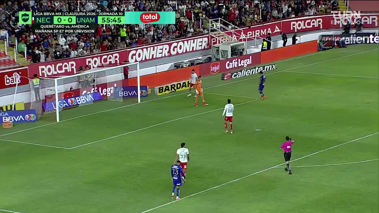 ¡TIRO ATAJADO! disparo por Jordán Carrillo.