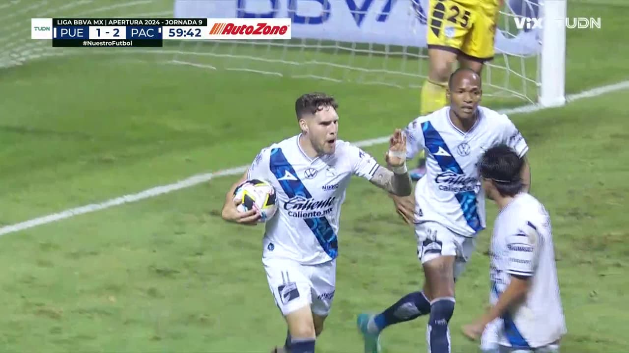 ¡Doblete de Emiliano! ¡Lo empató Puebla!