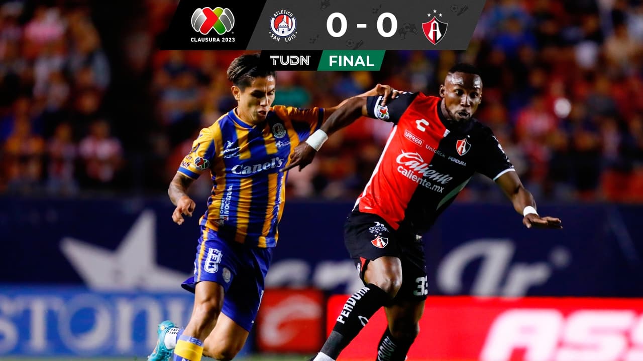 Atlético de San Luis y Atlas se guardan los goles para el Repechaje