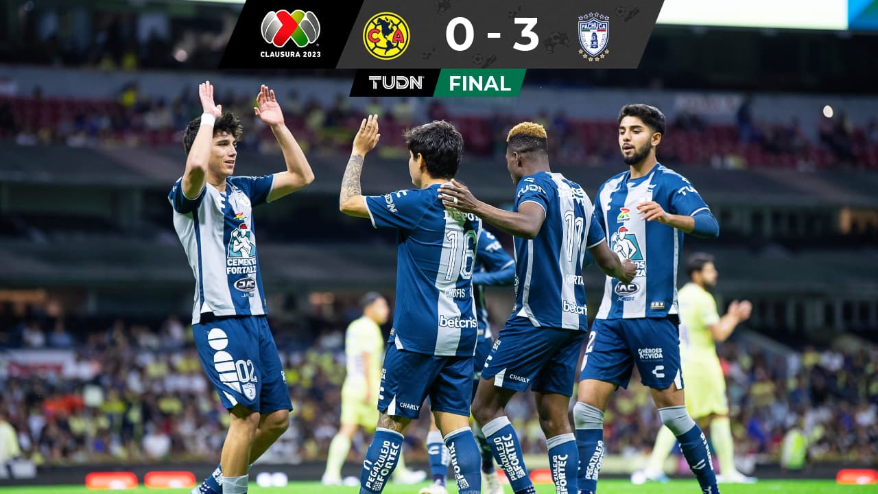 América vs. Pachuca RESUMEN: Tuzos golea al América en la cancha del Estadio Azteca