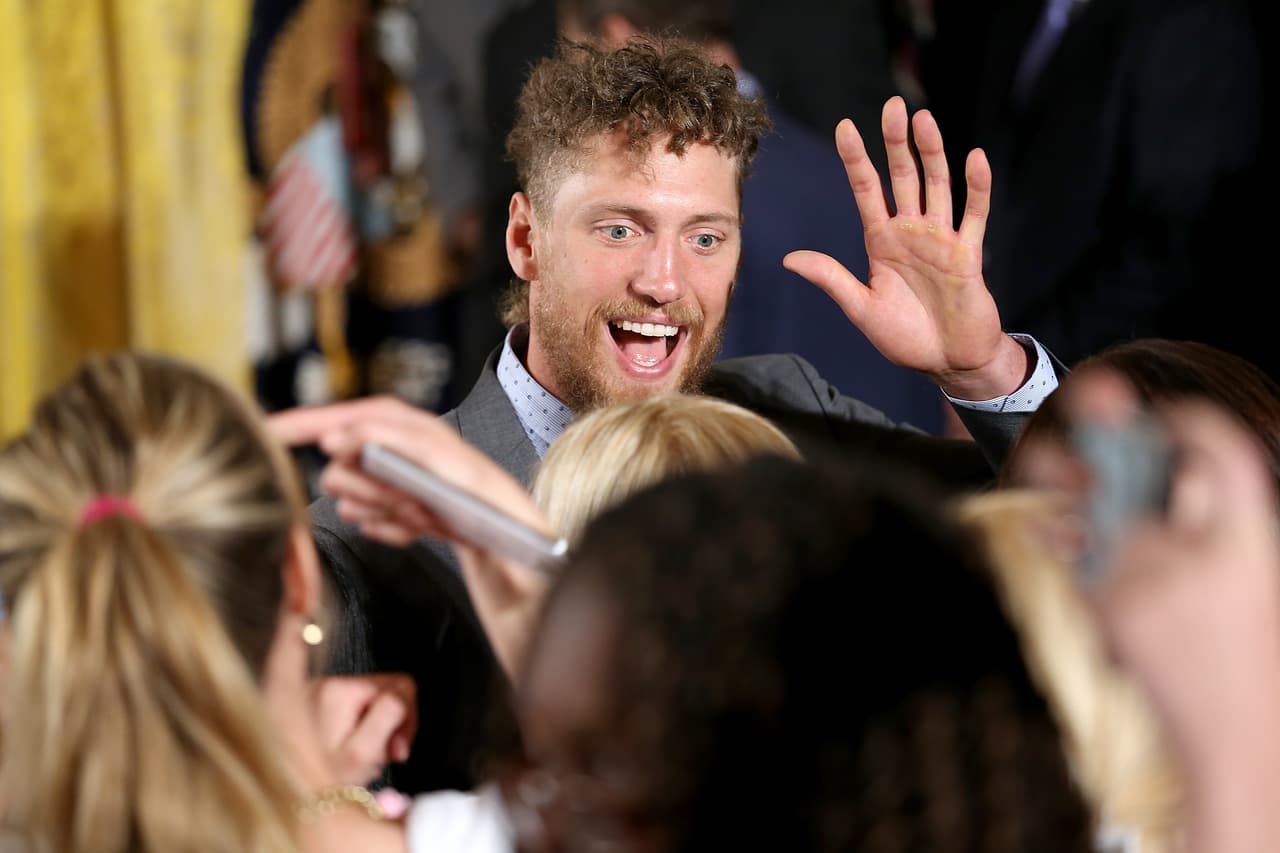 Obama recibió al equipo en la Casa Blanca por tercera vez en cinco años.