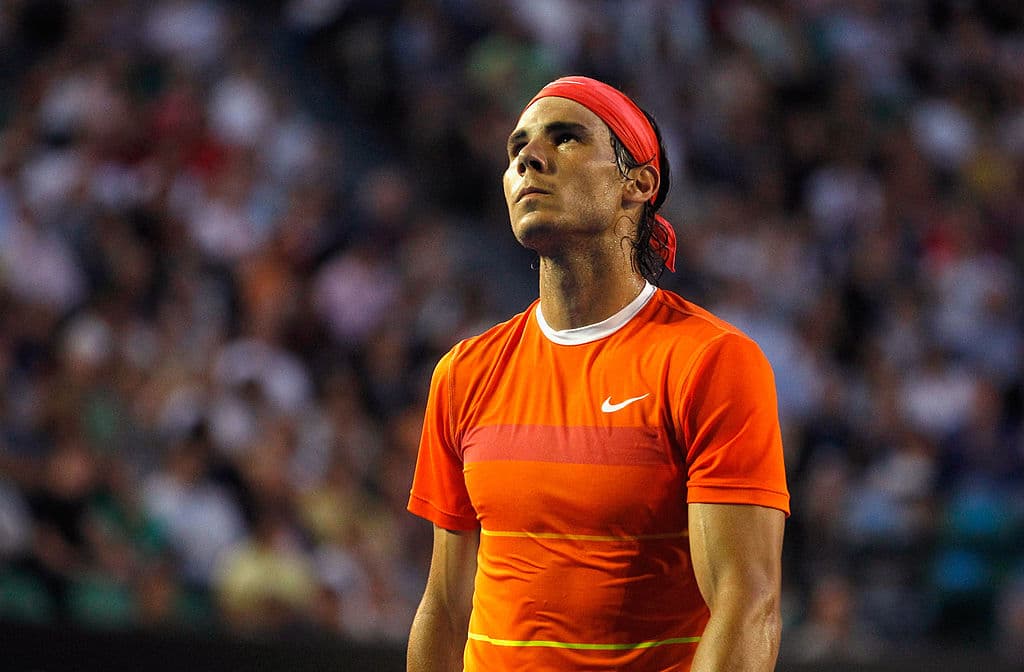 El primer retiro de Rafael Nadal en un Grand Slam fue también en el Abierto de Australia, en el año 2010 enfrentándose al británico Andy Murray en los cuartos de final.