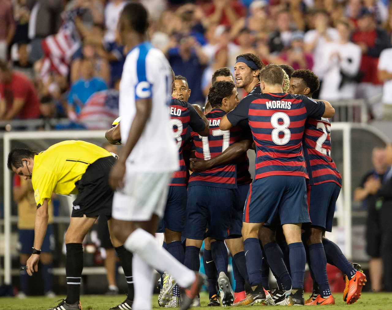 Esa ventaja para Estados Unidos significó la tranquilidad local frente a su aguerrido rival.