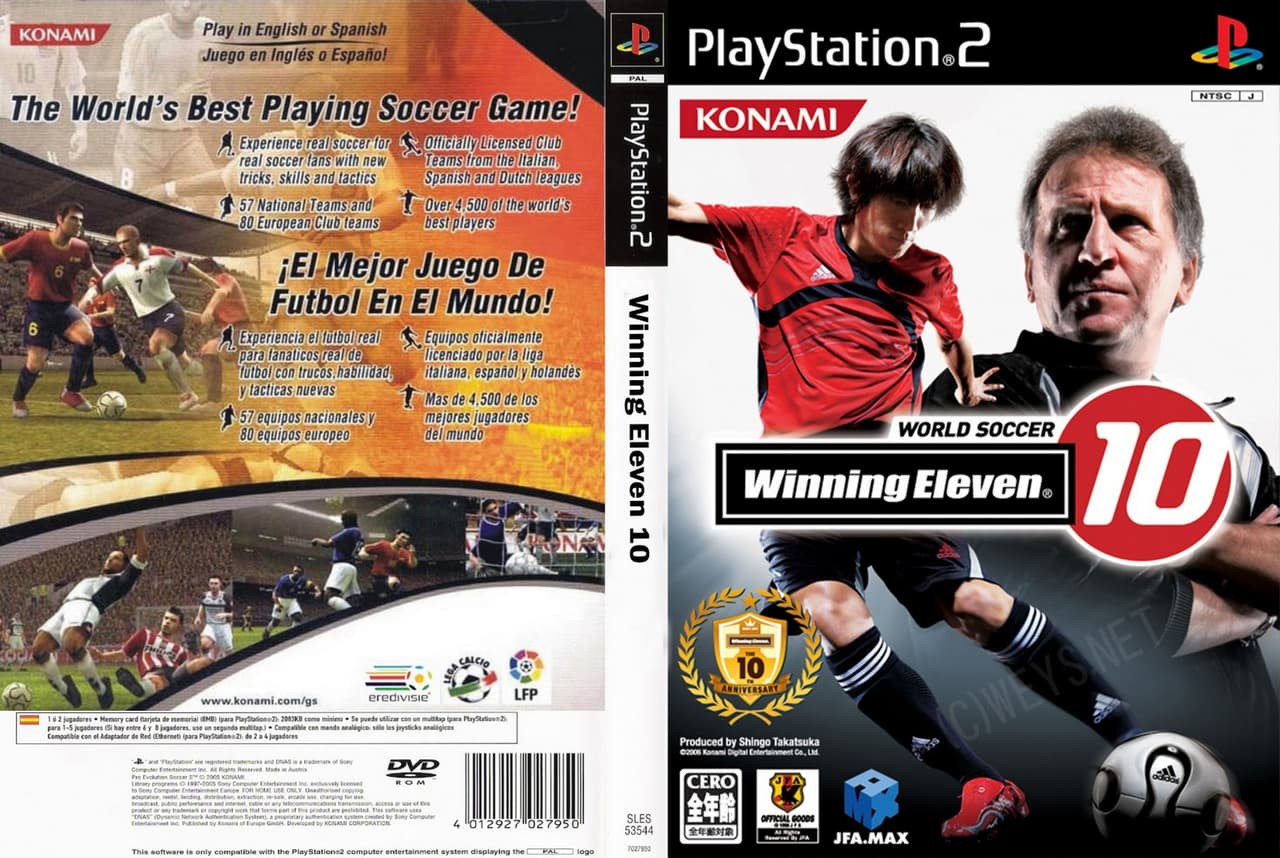 <b>4. Winning Eleven: </b>los primeros pasos del PES con Konami. Su jugabilidad era muy sencilla y contaba con la mayor cantidad de equipos posibles en el mundo. La narración y el comentario en japonés le daban un toque especial.