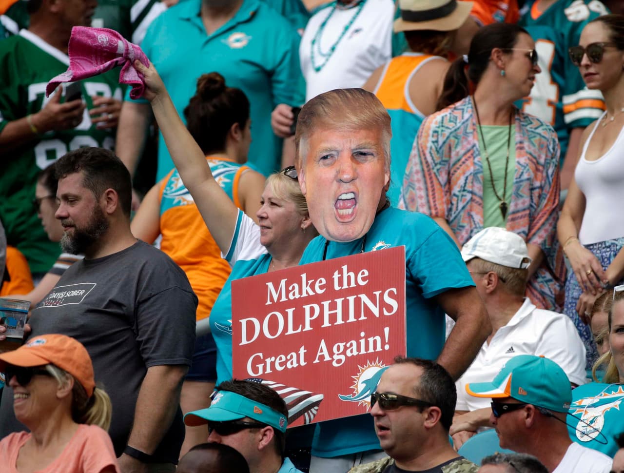 Los candidatos a la presidencia no podían faltar.