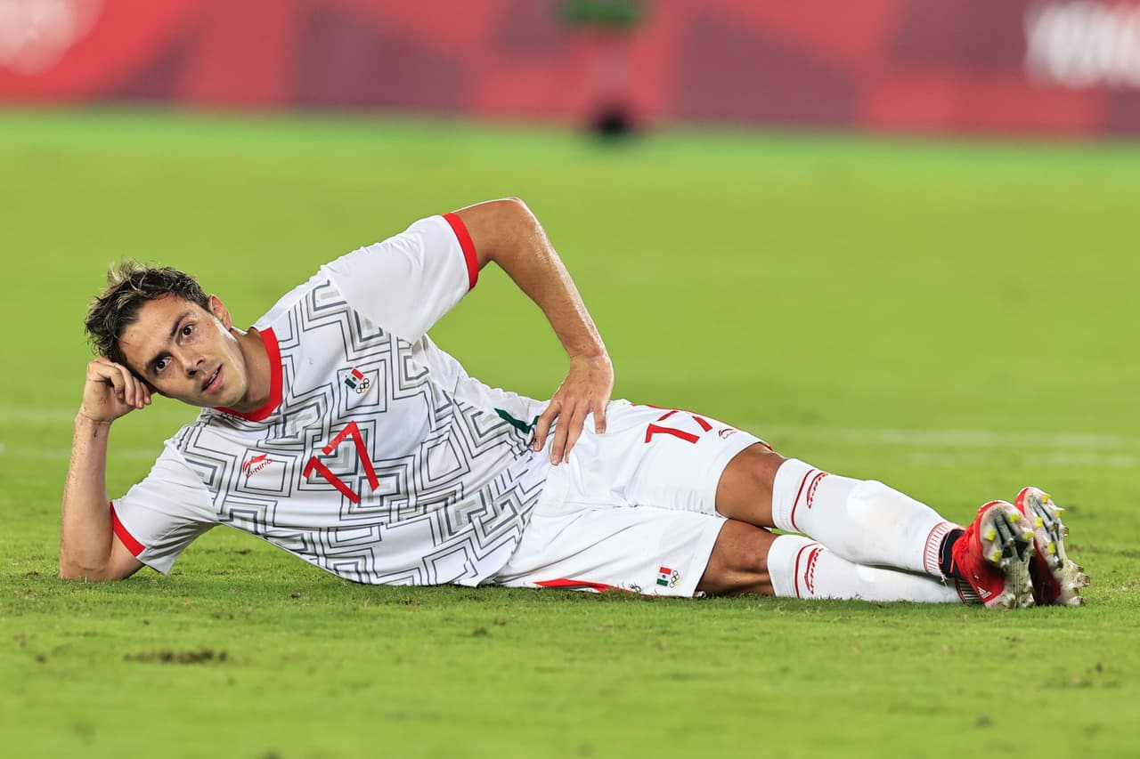 Sebastián Córdova celebra ante Corea del Sur
