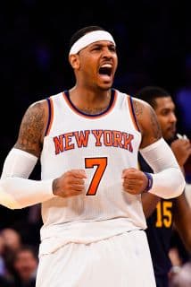 Carmelo Anthon tuvo otra gran temporada con los Knicks.