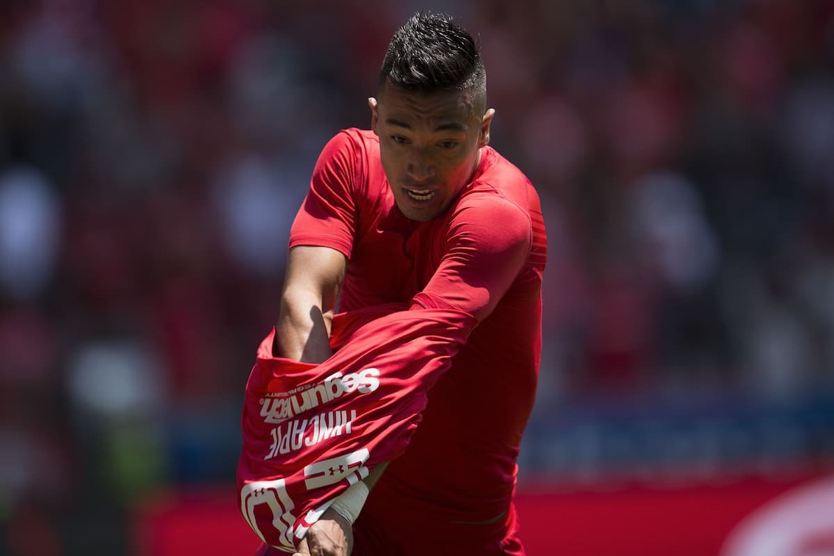 Tan solo a los 8 minutos de juego, el colombiano Fernando Uribe inició su jornada de ensueño con el 1-0 para el Toluca.