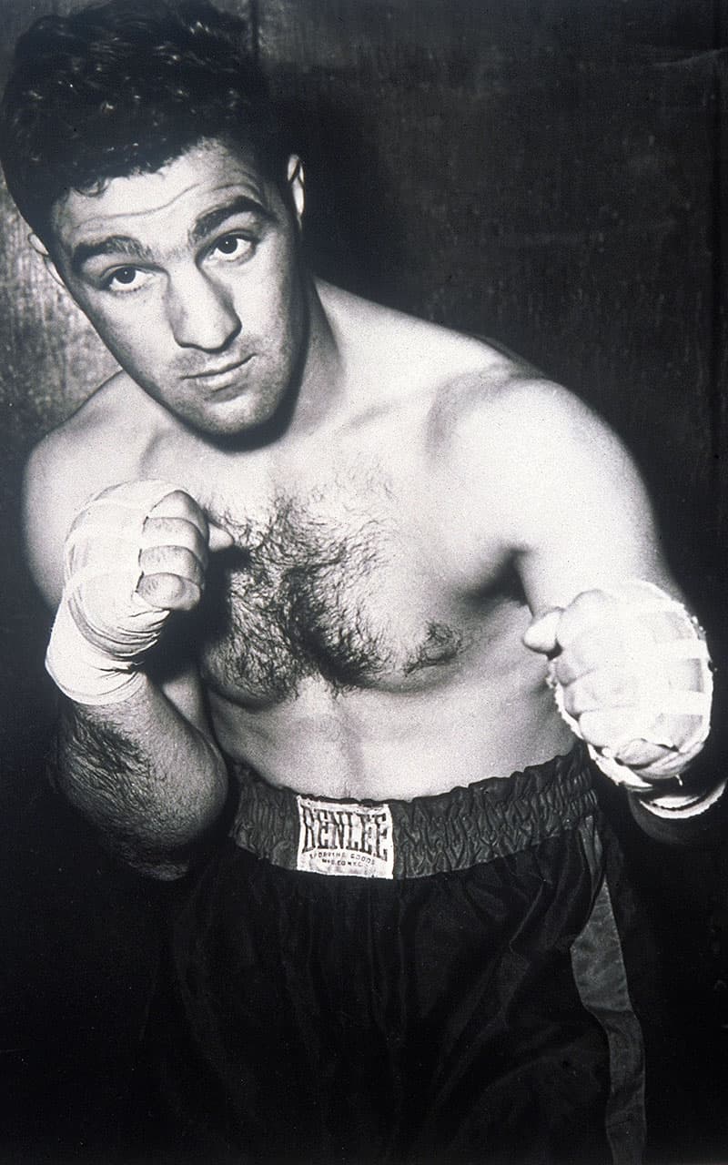 Rocky Marciano fue otra de las leyendas del pugilismo que dejó huella en el Garden.