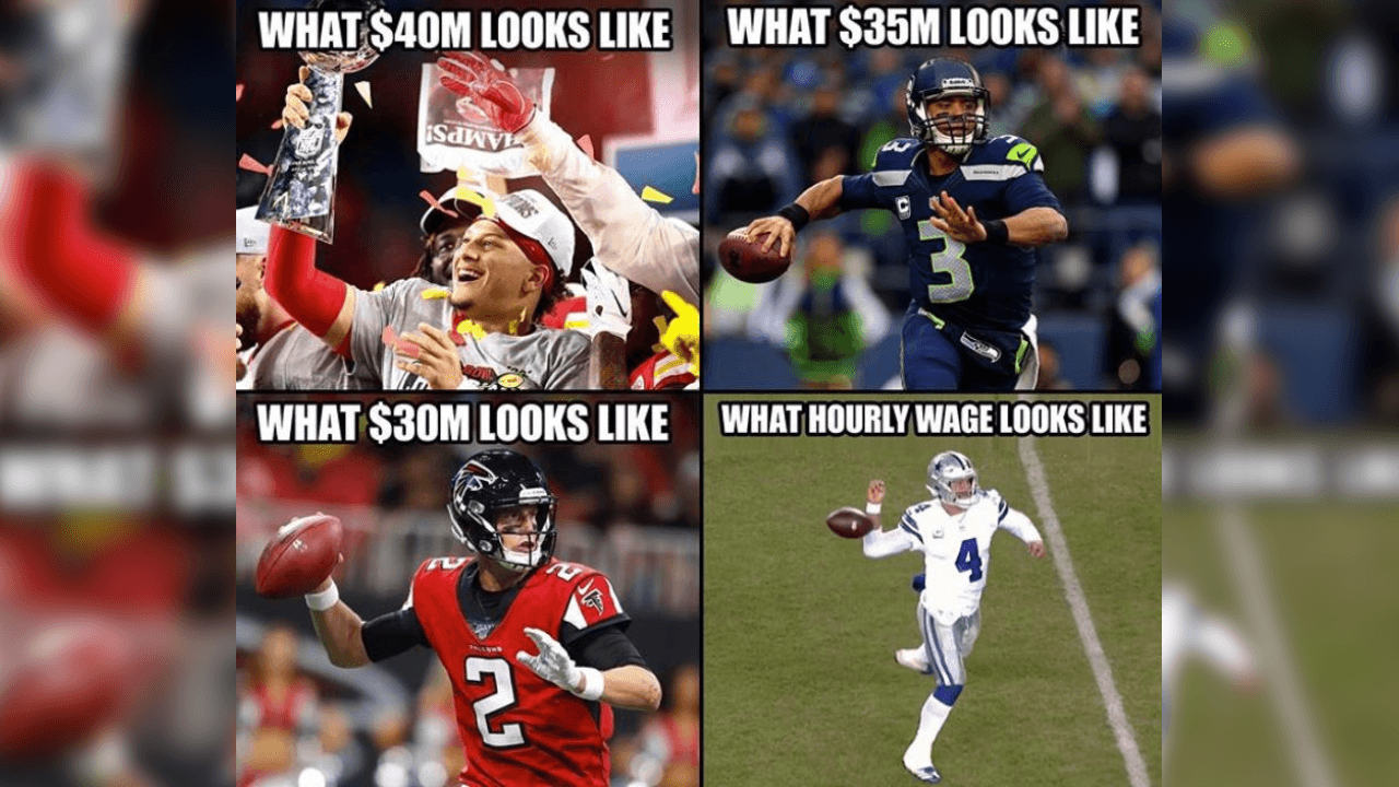 Así atacan los memes al QB de Dallas Cowboys sobre el contrato millonario que desea.