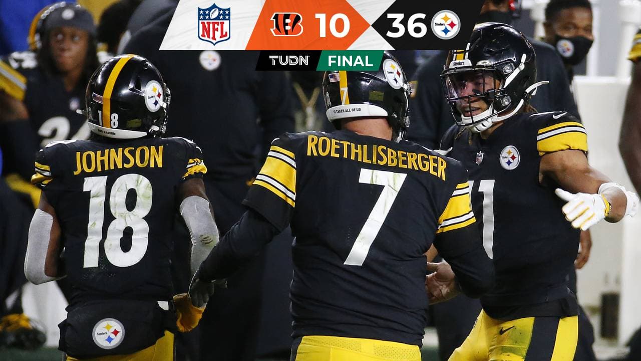 Steelers vs Bengals en Semana 10 de NFL