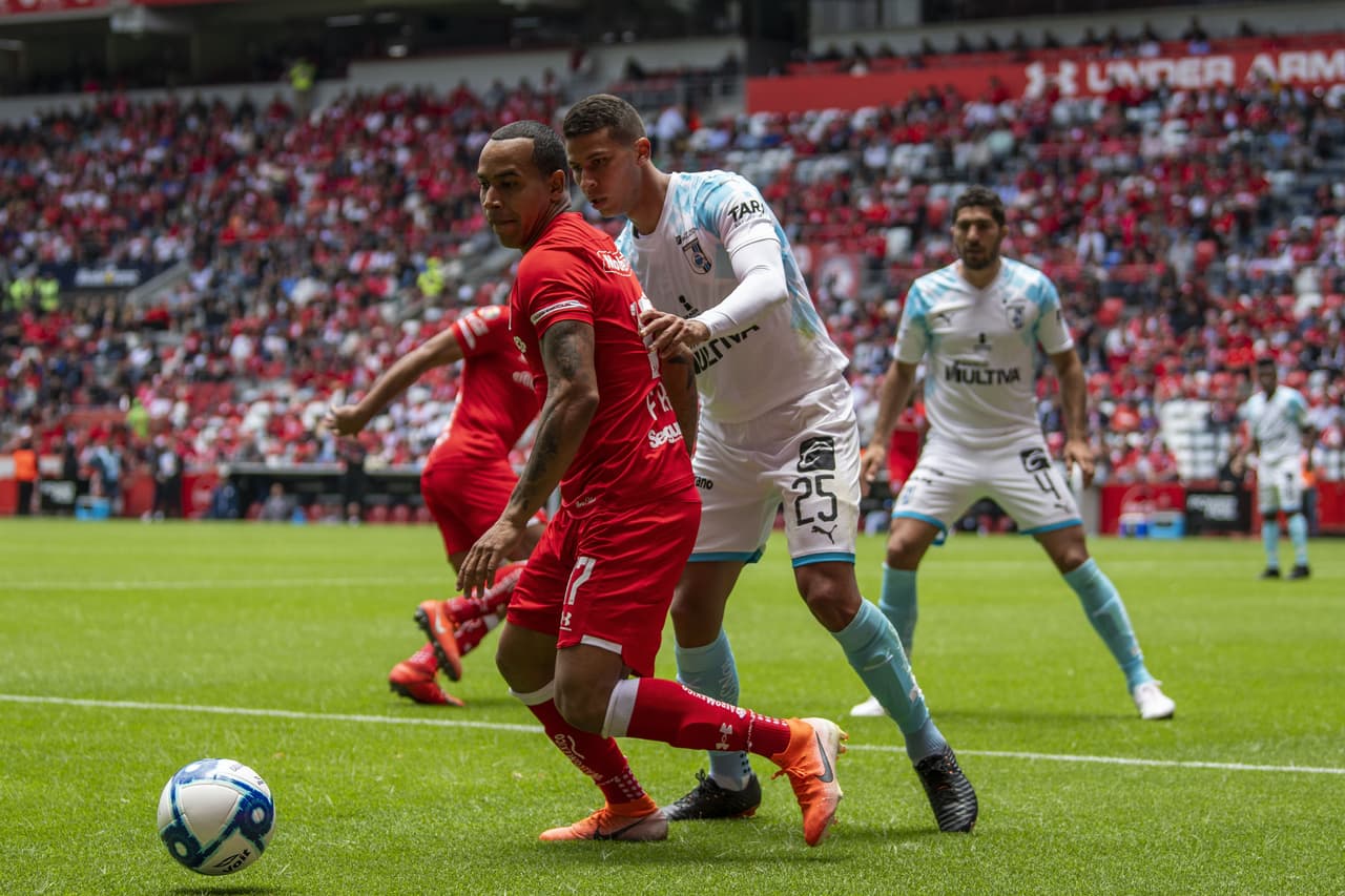 Partido correspondiente a la Jornada 1 del Apertura 2019 en el que el Querétaro se impuso 0-2 al Toluca en el Nemesio Diez.
<br>