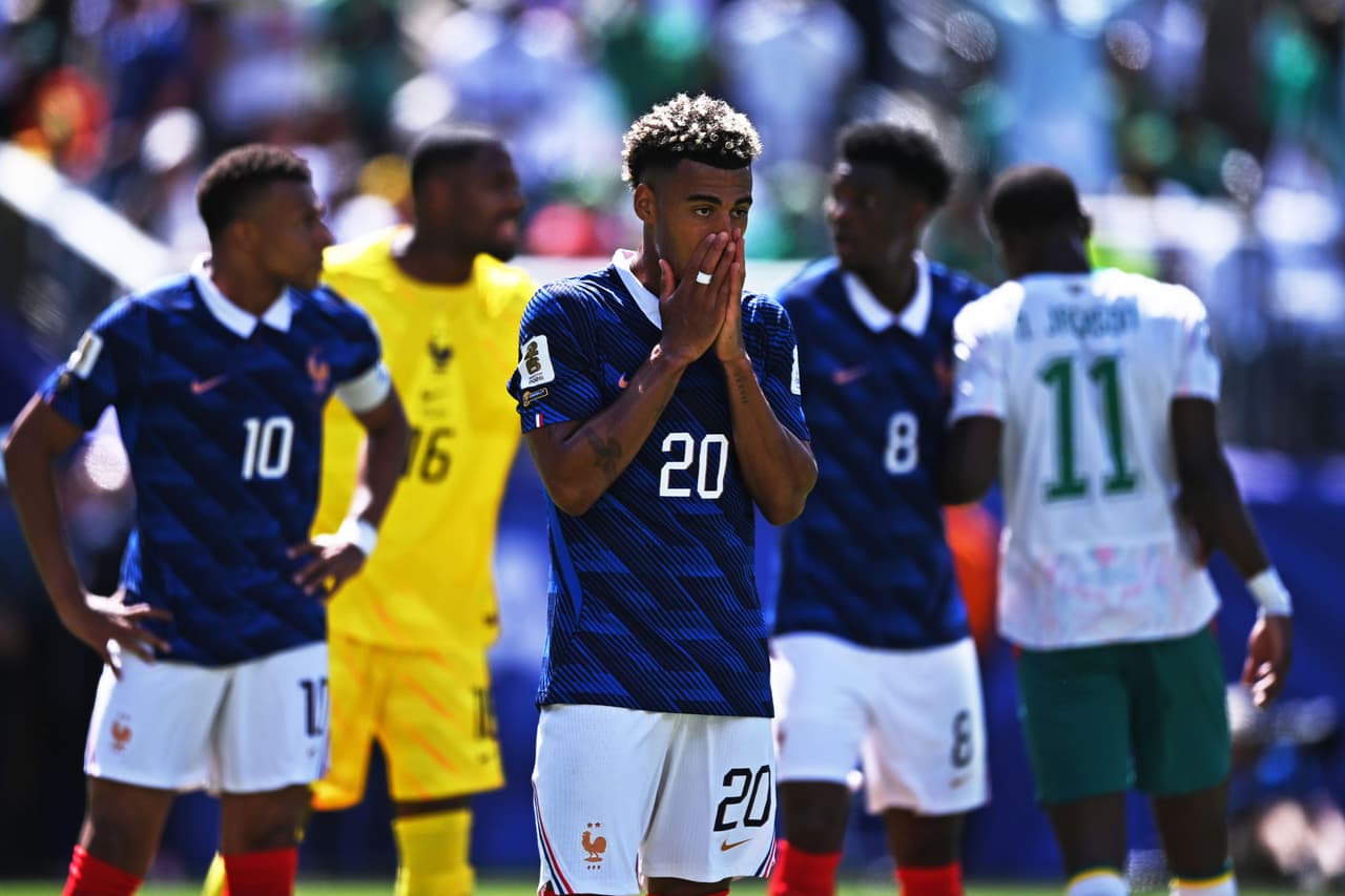 Francia y Senegal empatan al descanso; Jackson tuvo la más clara