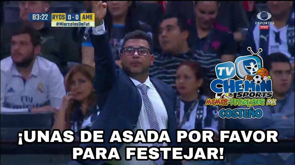 Los memes no perdonan la eliminación del América que demostró que no sabe tirar penales. Monterrey es finalista de la Copa MX.