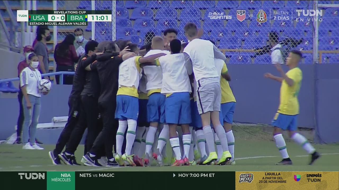 Santos abre el marcador y Brasil se pone arriba 0-1