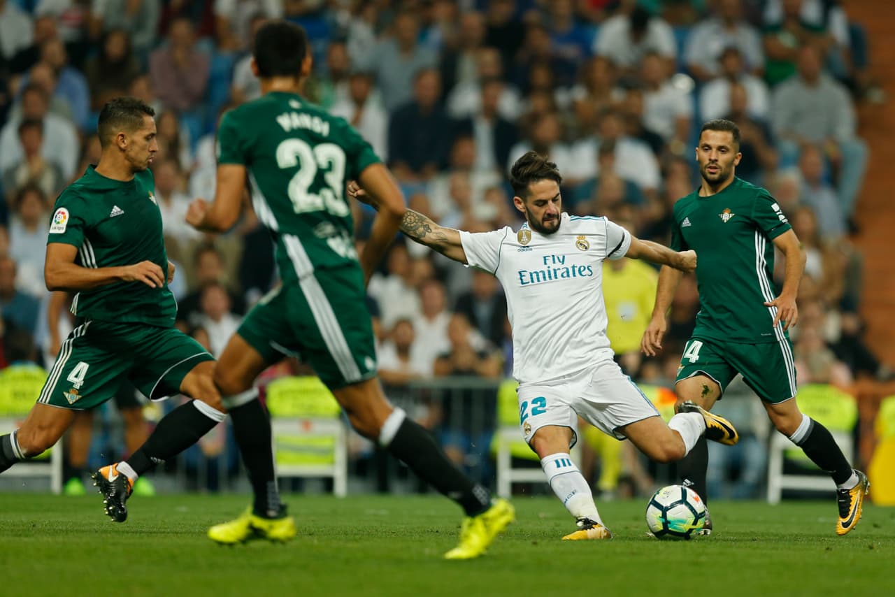Isco fue titular pero fue sustituido por Marco Asensio al minuto 22 del segundo tiempo.