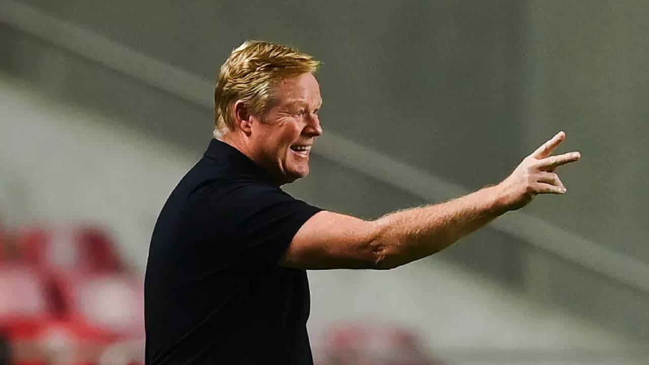 Para Koeman el respaldo de Laporta llega tarde