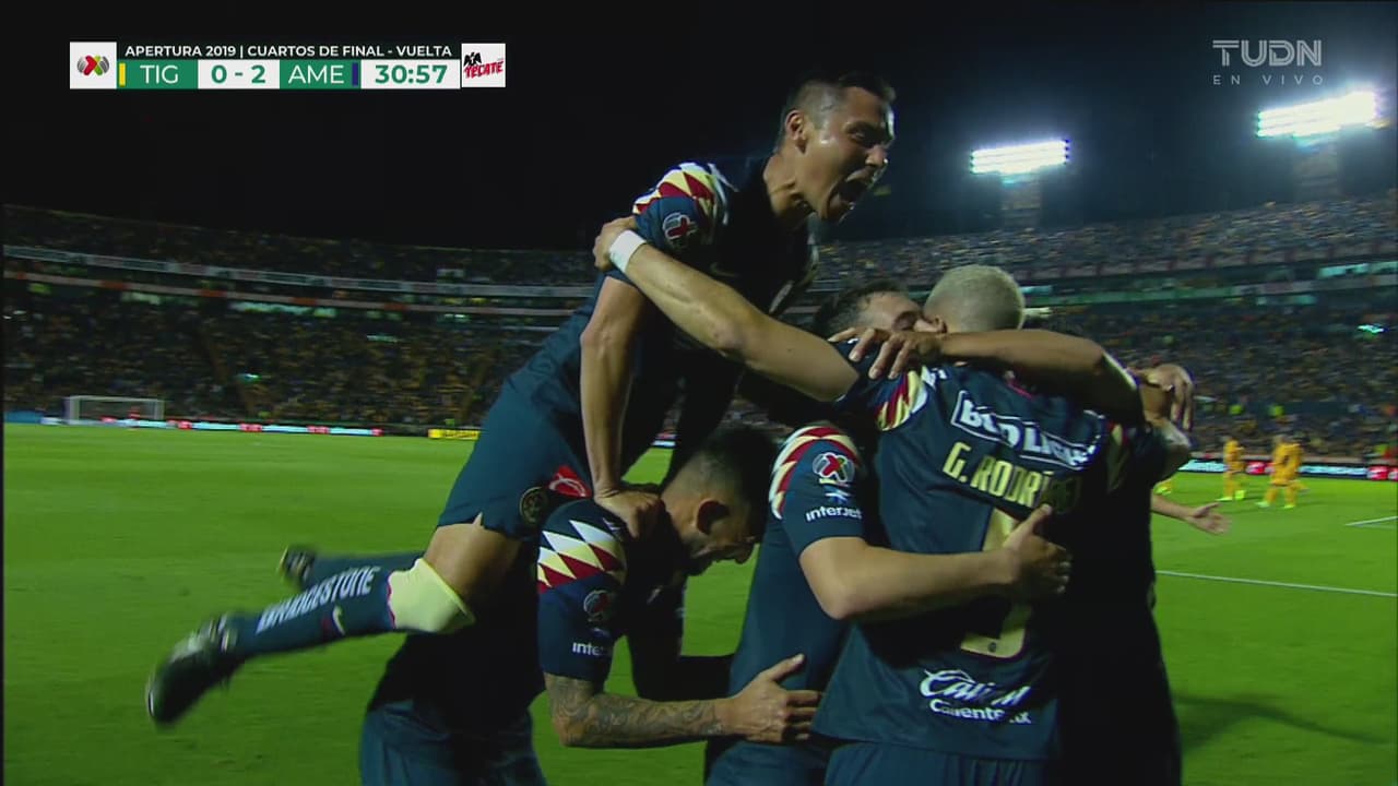 ¡América le hace el segundo a Tigres y por ahora va a semifinales!