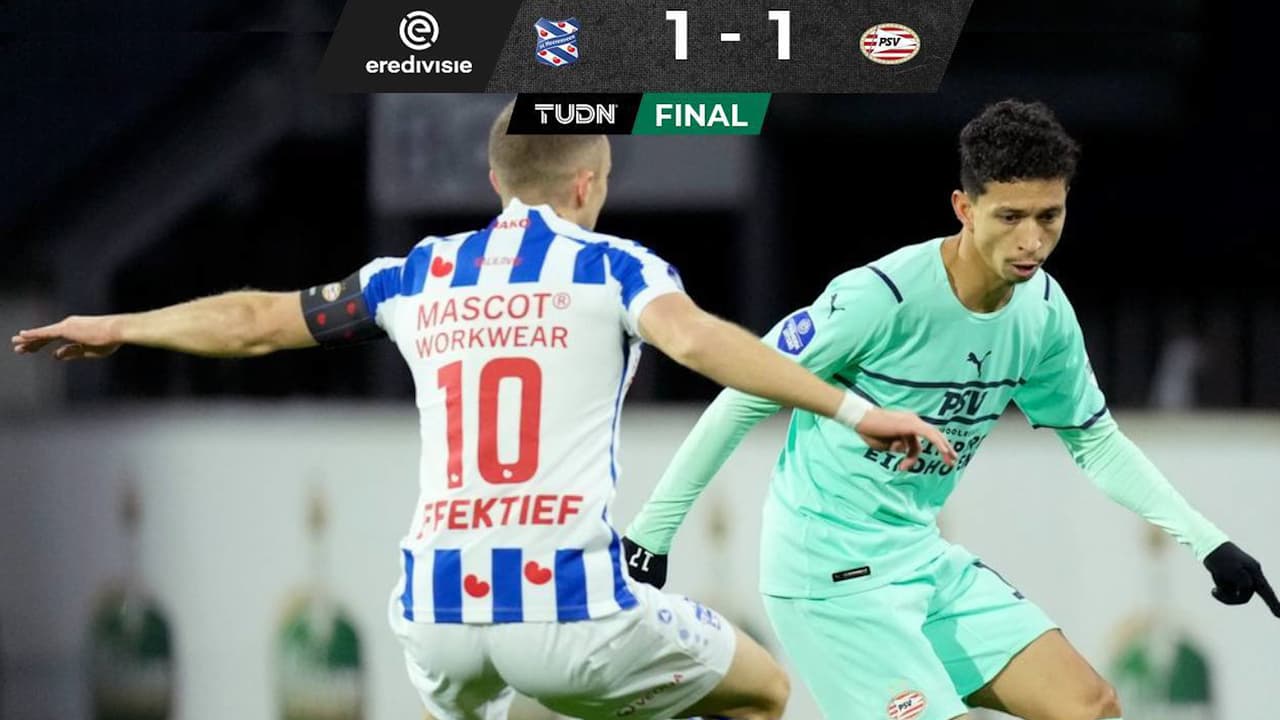 Erick Gutiérrez jugó todo el partido en primer empate del PSV