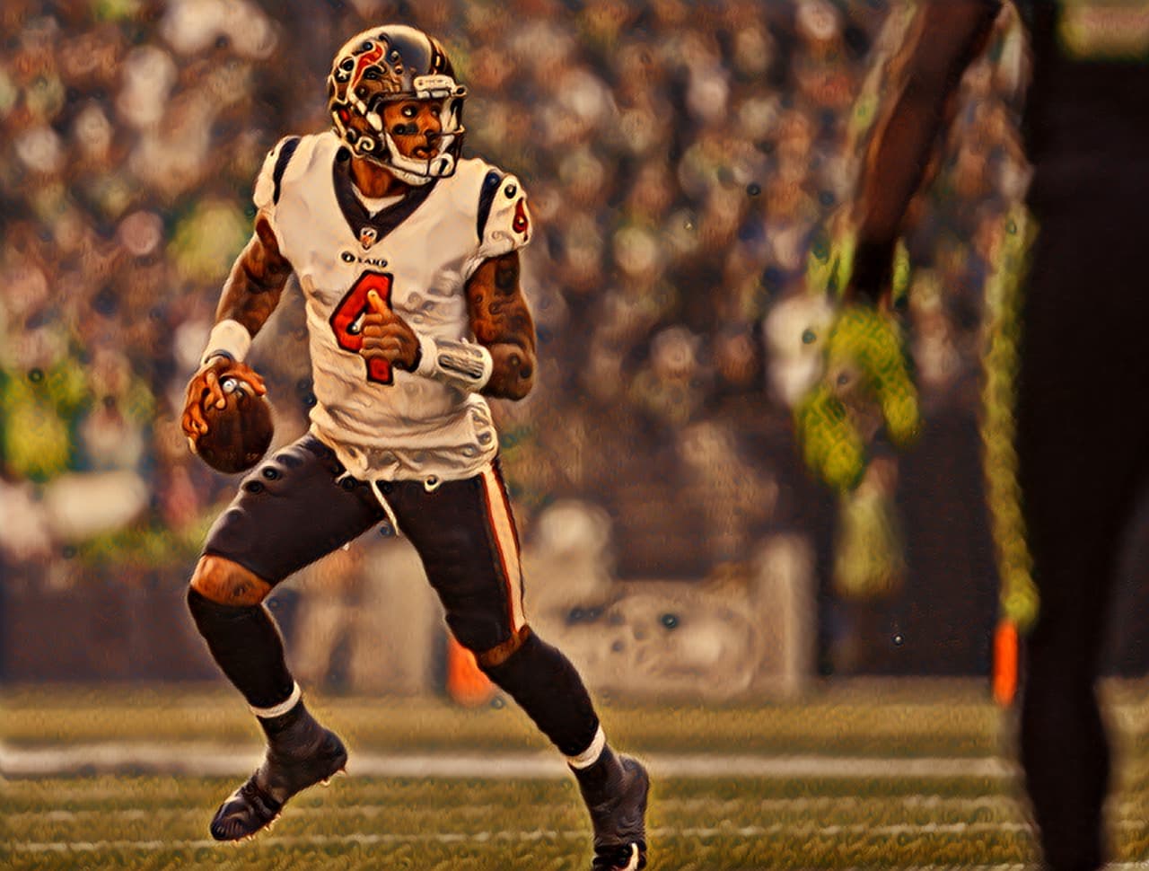 Deshaun Watson Este jueves durante una práctica, el mariscal de campo novato de los Houston Texans sufrió rotura de ligamento en la rodilla y se perderá el resto de la campaña.