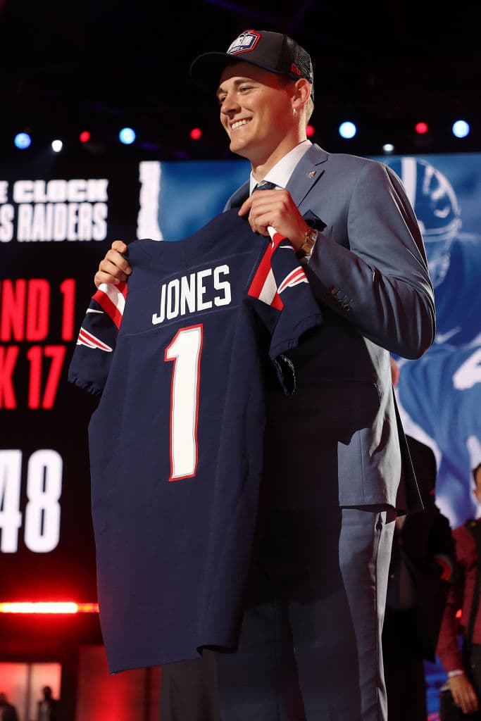 Pick 15 – New England Patriots – QB Mac Jones.
<br>