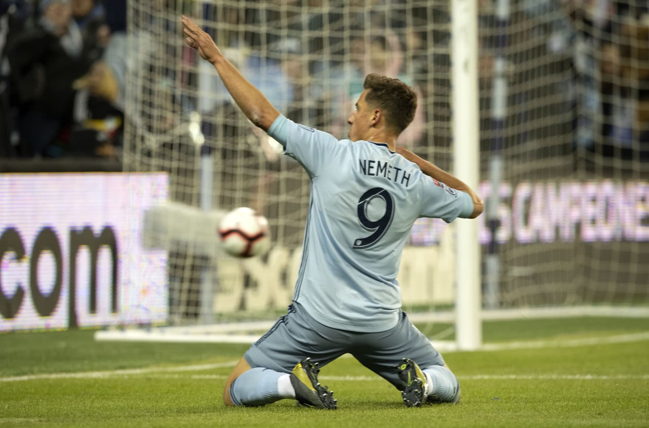 Foto del partido Sporting Kansas City vs Toluca correspondiente a los Octavos de Final ida de la Scotiabank Concacaf Champions League 2019 celebrado en el estadio Childrens Mercy Park en la ciudad de Kansas City en Estados Unidos. EN LA FOTO: Photo of the game Sporting Kansas City vs. Toluca corresponding to the Eighth End of the Scotiabank Concacaf Champions League 2019 held at the Childrens Mercy Park stadium in the city of Kansas City in the United States. IN THE PHOTO: