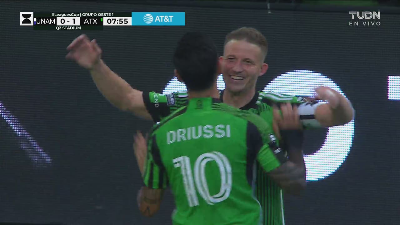 ¡Gol de Austin FC! Cañonazo de Ring que no ataja bien Julio para Pumas
